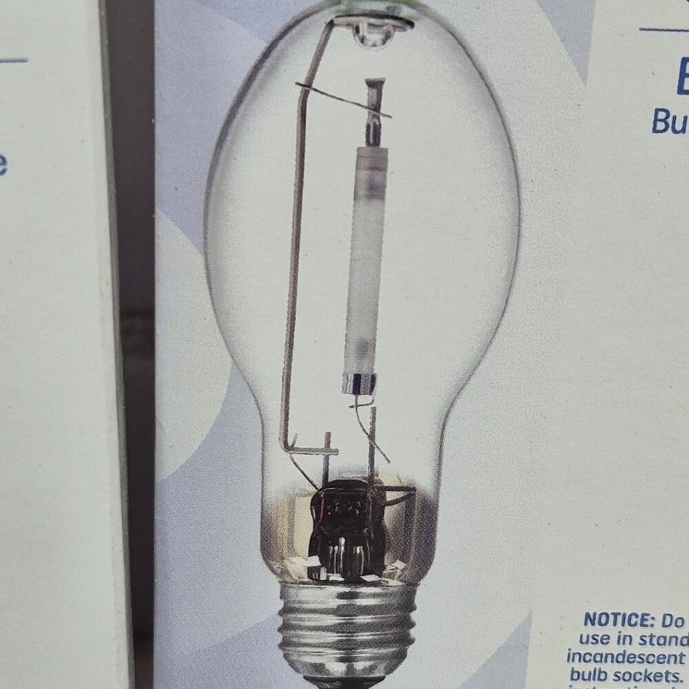 (2pk) GE Lucalox High Pressure Sodium Light Bulb 70W Medium Base E26 - Picture 3 of 9